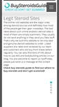 Mobile Screenshot of buysteroidsguide.com